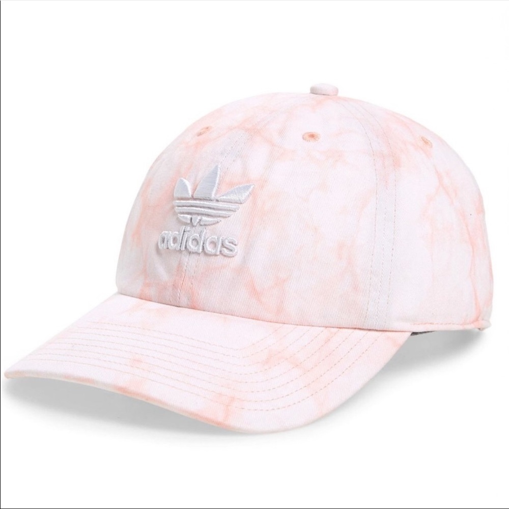 adidas Women's Relaxed Pink Tie Dye Strapback Hat